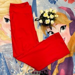 Ladies workout XXL  red pants